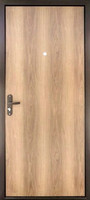 миниатюра - квартирная дверь с ламинатом и ручкой на планке - МД-1522 - 013